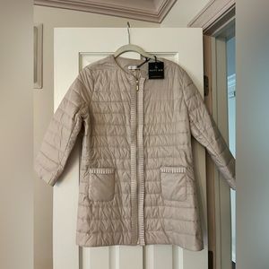 Patty Kim coat. Champagne/cream color. Size S